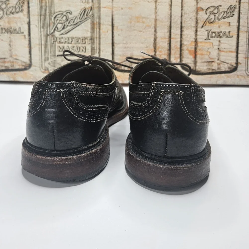 Allen Edmonds McTavish Oxfords Shoes Men's 10.5 D Black Leather Golden Era